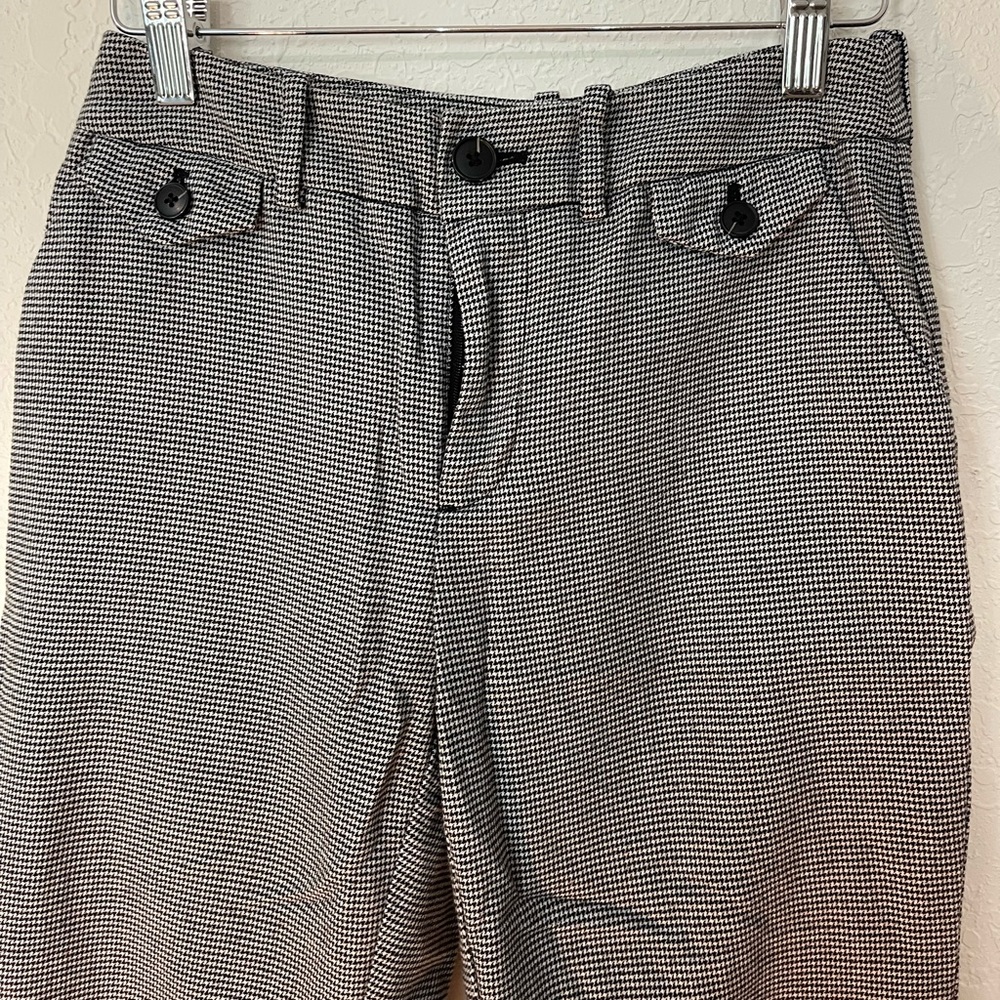 H&M office attire | houndstooth print | wide leg | ankle length 🖤🤍